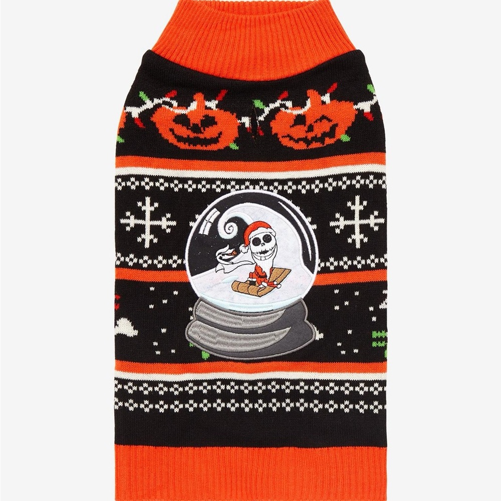 Boxlunch Exclusive Disney's Nightmare Before Christmas Jack Zero XL Dog Sweater